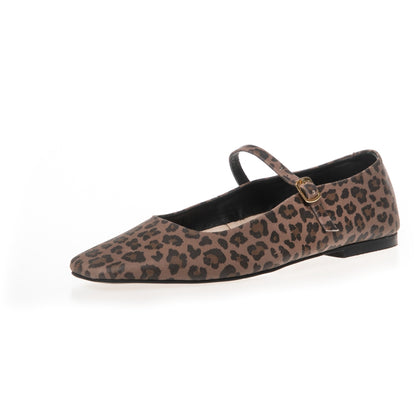 COPENHAGEN SHOES ALL FOR LOVE-LEP Ballerina 0500 BROWN/BLACK