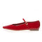 COPENHAGEN SHOES ALL FOR LOVE-PATENT Ballerina 0016 RED