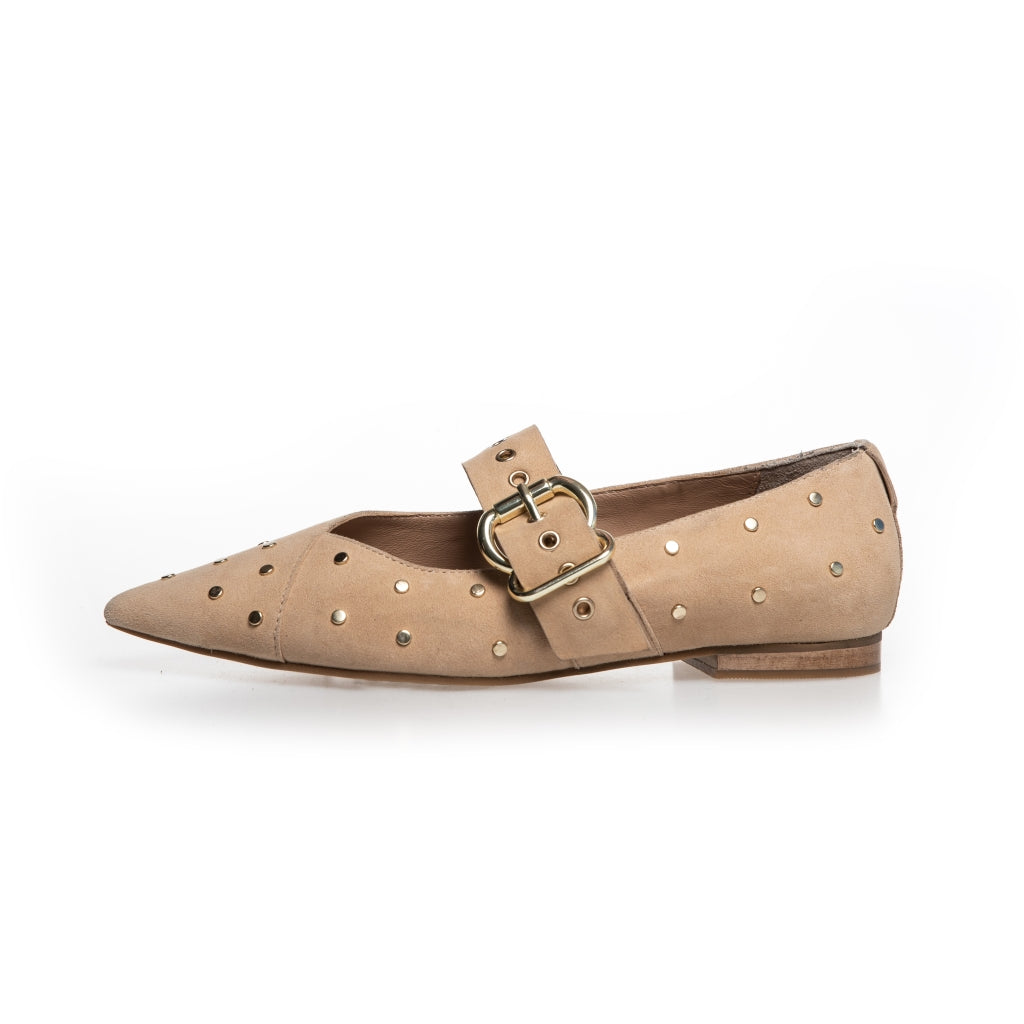 COPENHAGEN SHOES BE SURE Ballerina 705 BEIGE (SEMOLINA)