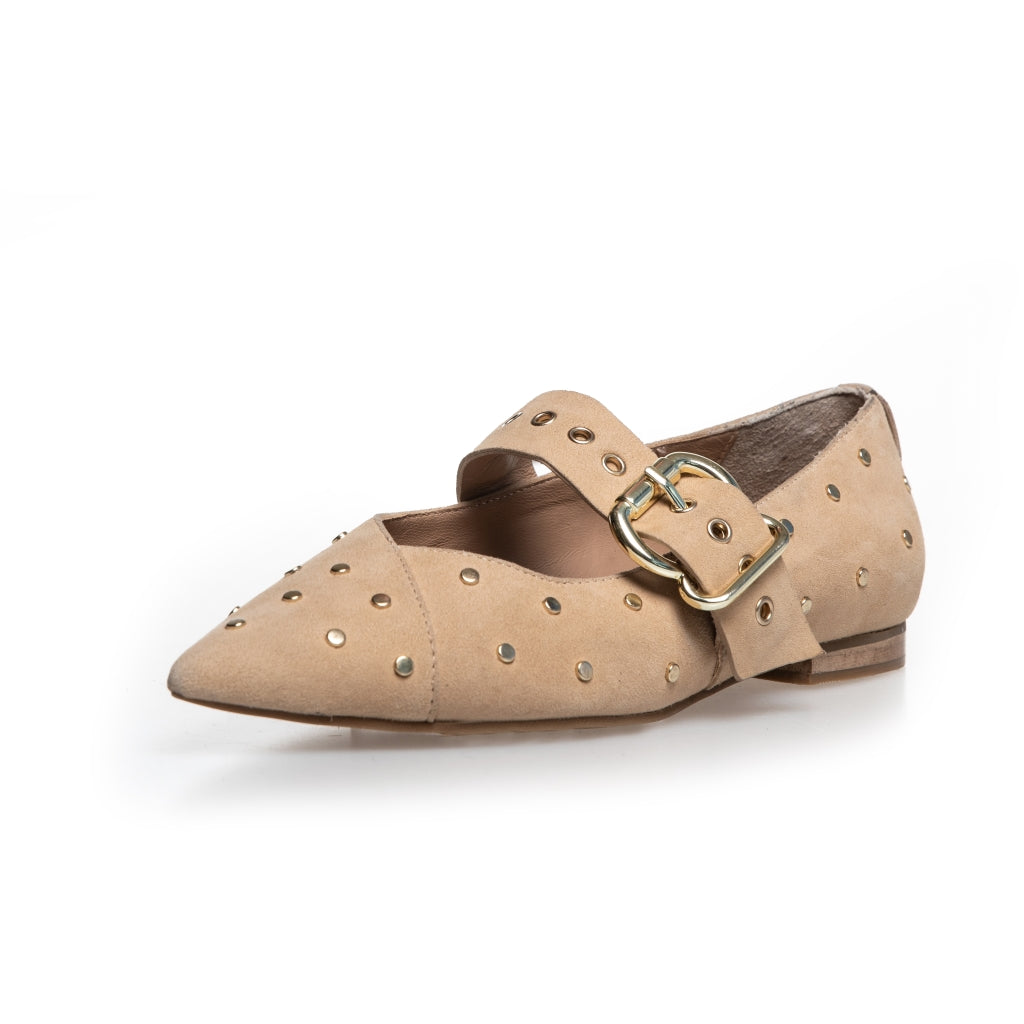 COPENHAGEN SHOES BE SURE Ballerina 705 BEIGE (SEMOLINA)