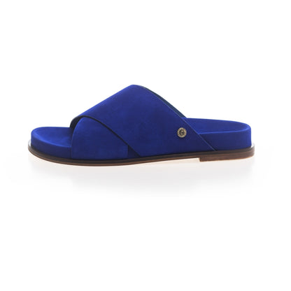 COPENHAGEN SHOES CITY LIFE SUEDE Slippers 1202 ELECTRIC BLUE