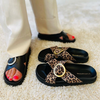 COPENHAGEN SHOES DREAMING OF SUMMER LEP. Slippers 219 Leopard