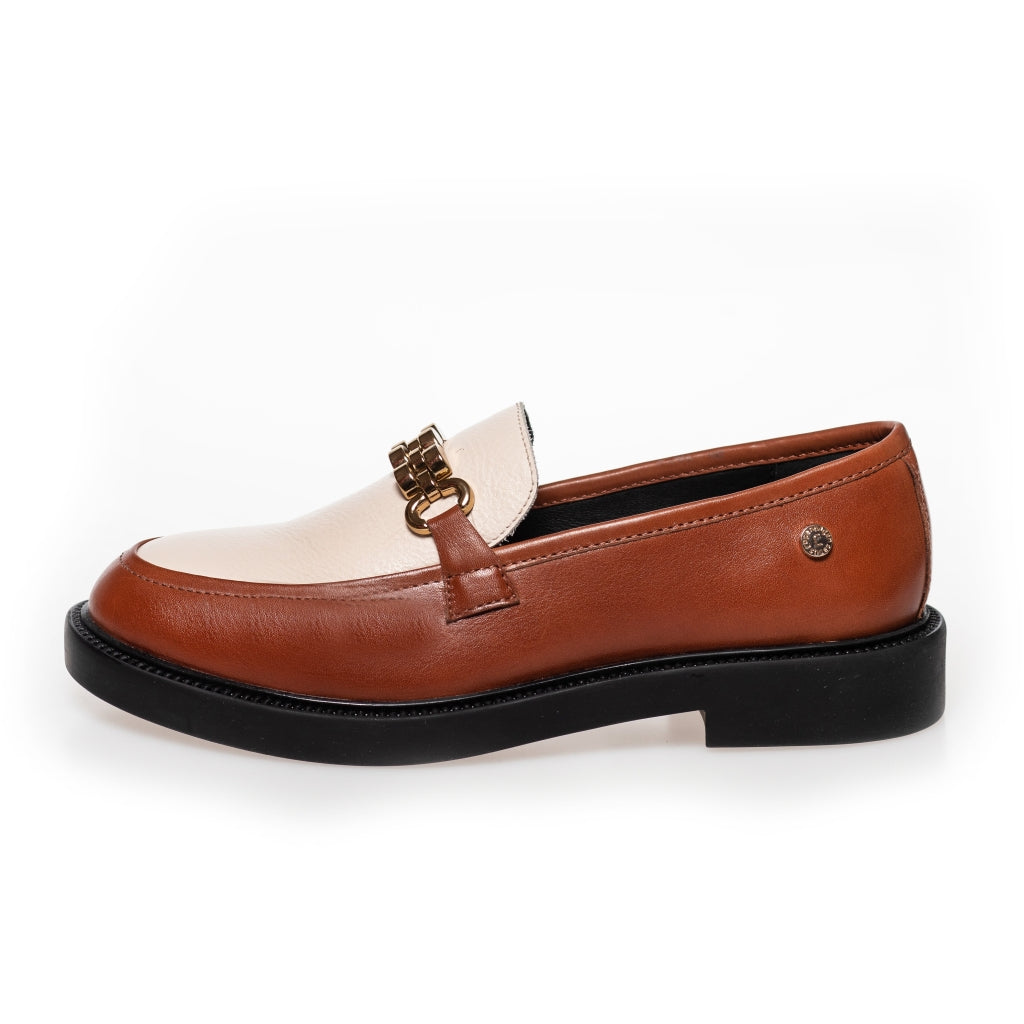 COPENHAGEN SHOES FEEL SPRING Loafers 214 COGNAC / NUDE