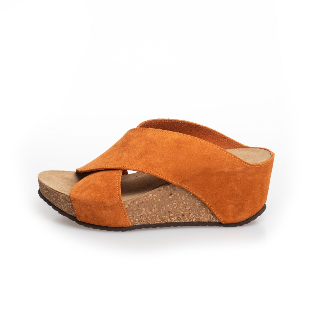 COPENHAGEN SHOES FRANCES 22 Suede Slippers 00065 ORANGE (ARANCIO 400)