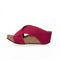 COPENHAGEN SHOES FRANCES 23 Suede Sandaler med kilehæl 2825 PINK PURPLE