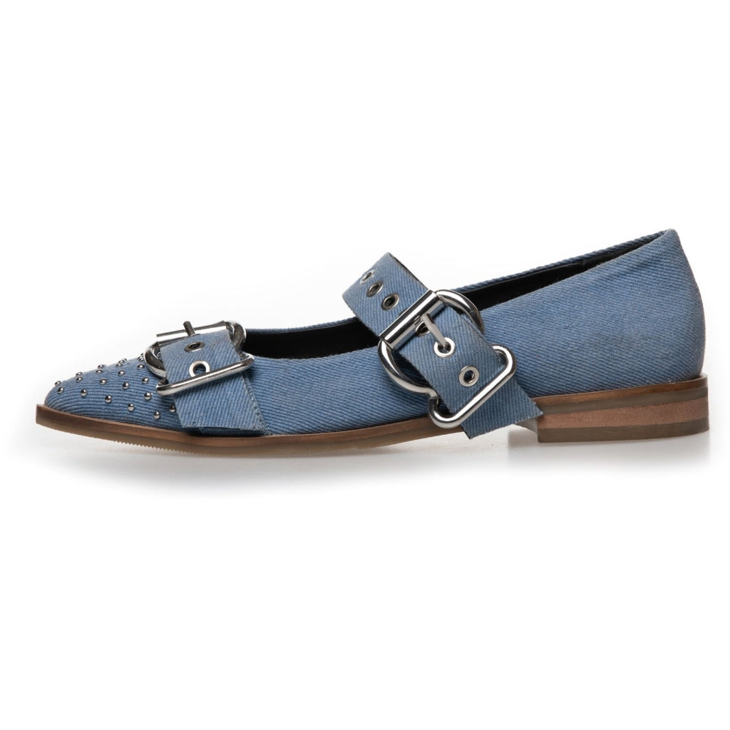 COPENHAGEN SHOES FUTURE VIBES - BLUE DENIM Ballerina 0740 BLUE DENIM