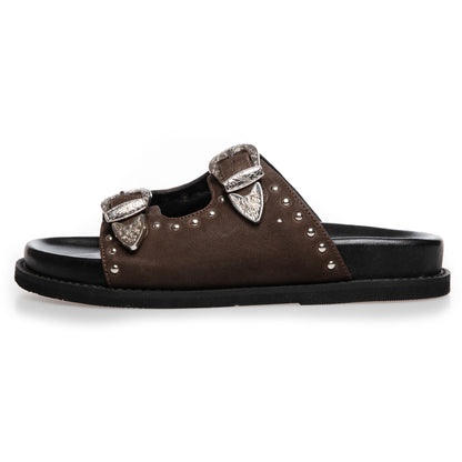 COPENHAGEN SHOES HOLD ON Slippers 004 Dark brown