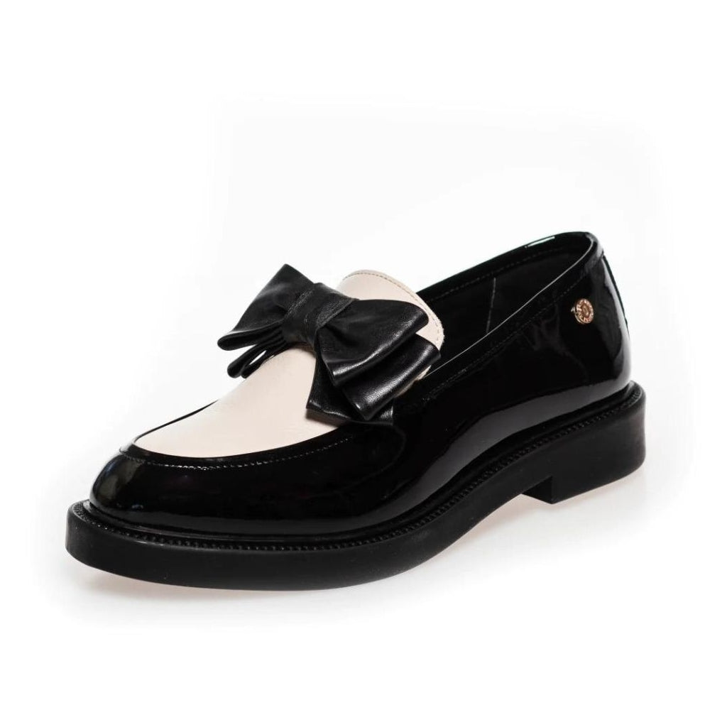 COPENHAGEN SHOES LIKE GOING OUT Loafers 0010 BLACK / OFF WHITE / BLACK