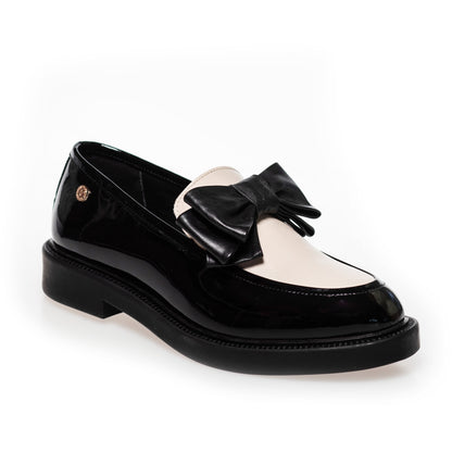 COPENHAGEN SHOES LIKE GOING OUT Loafers 0010 BLACK / OFF WHITE / BLACK