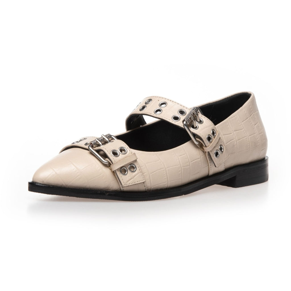 COPENHAGEN SHOES LOVE AND ENERGY BEIGE CR Ballerina 0002 BEIGE