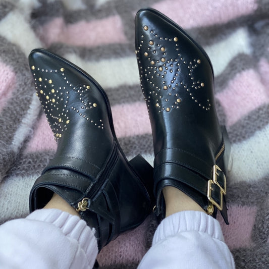 COPENHAGEN SHOES NEW RACHEL 20 Støvler 401 Black-gold