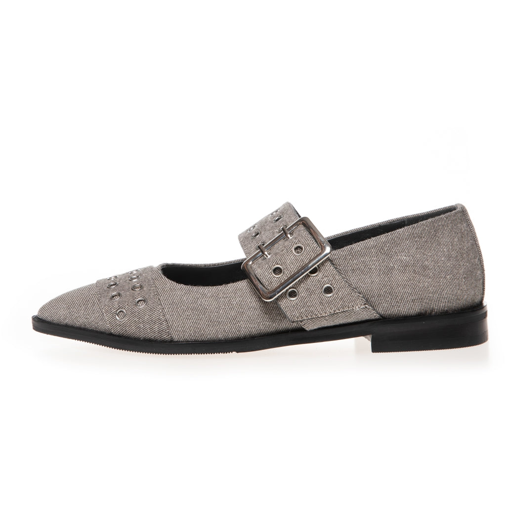 COPENHAGEN SHOES PASSION MOVE-DENIM Ballerina 0028 GREY