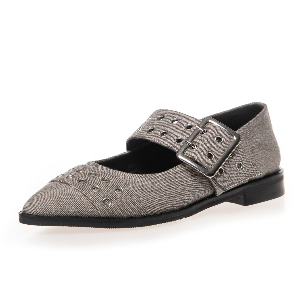 COPENHAGEN SHOES PASSION MOVE-DENIM Ballerina 0028 GREY