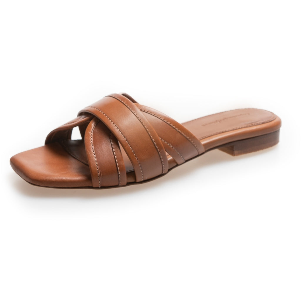 COPENHAGEN SHOES SMILE AND DANCE Slippers 0241 COGNAC