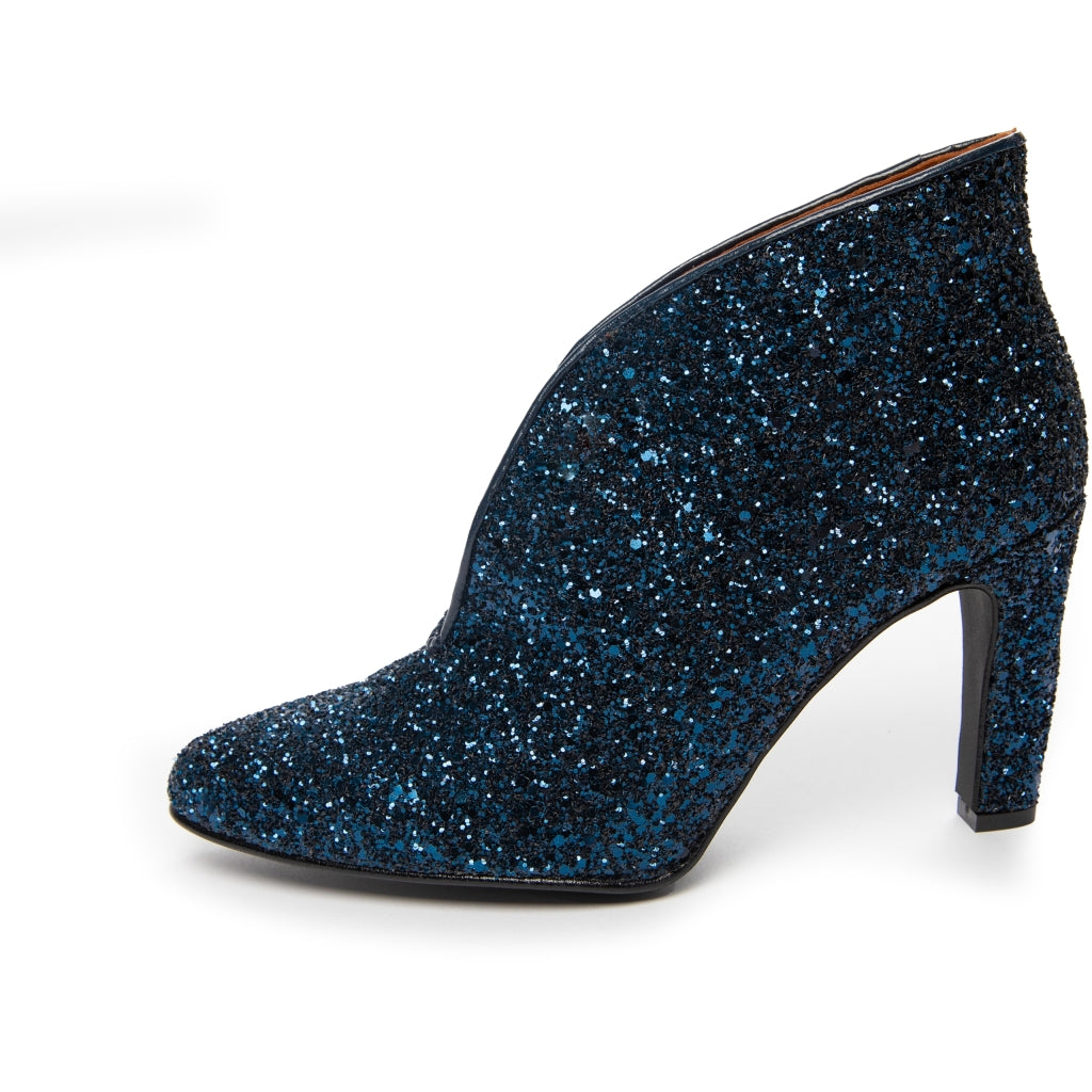 COPENHAGEN SHOES SUS GLITTER Stiletter 011 BLUE GLITTER