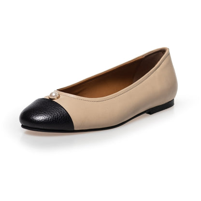 COPENHAGEN SHOES THE NEW PEARL BALLERINA Ballerina 0007 BLACK / NUDE